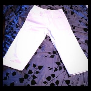 White cotton pants